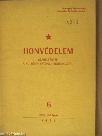 Honvédelem 1976/6.