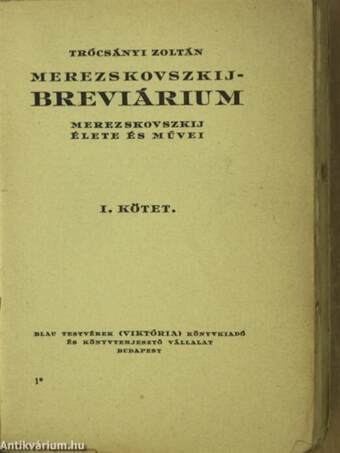 Merezskovszkij-breviárium I-II.