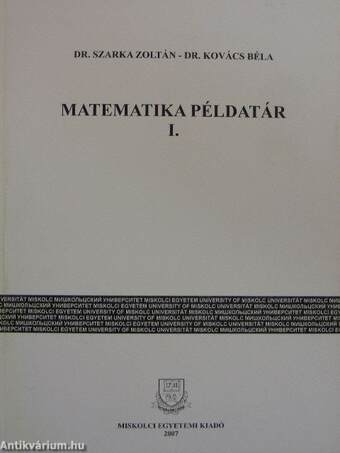 Matematika példatár I.