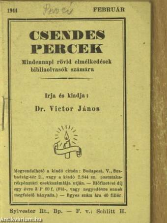 Csendes percek 1944. február