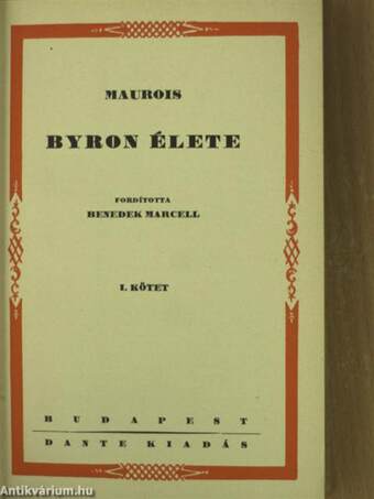 Byron élete I-II.