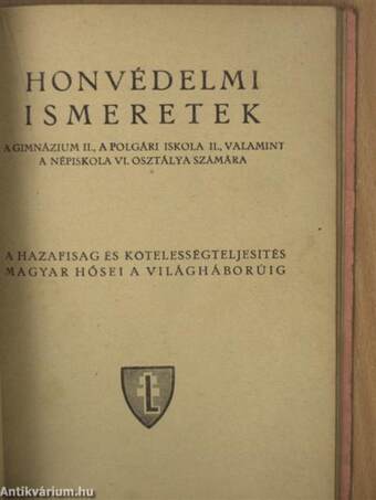 Honvédelmi ismeretek I-II.