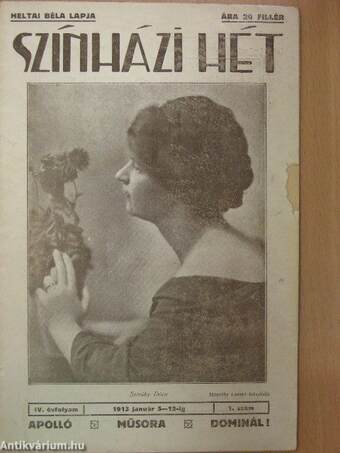 Színházi Hét 1913. január 5-12.