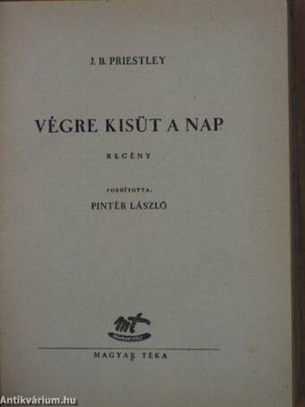 Végre kisüt a nap