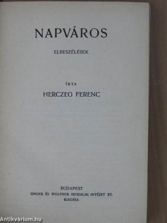 Napváros