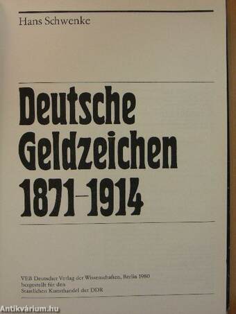 Deutsche Geldzeichen 1871-1914