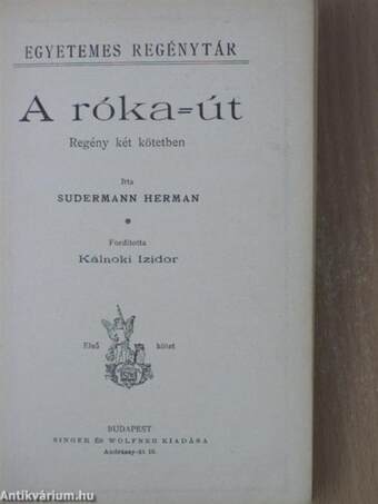 A róka-út I-II.