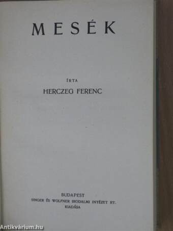 Mesék/Életrajz