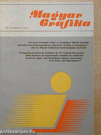 Magyar Grafika 1987/3.
