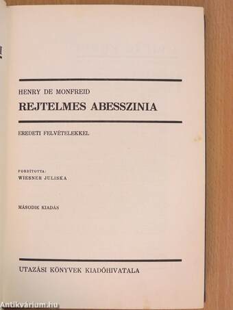 Rejtelmes Abesszinia