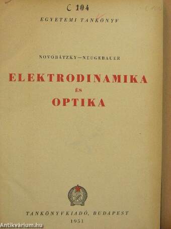 Elektrodinamika és optika