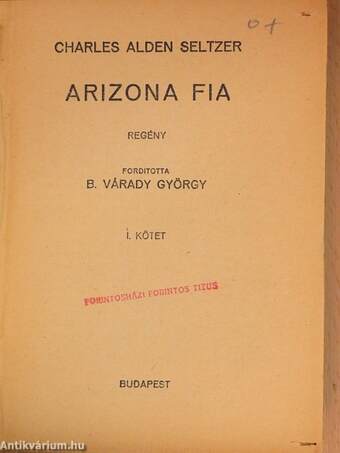 Arizona fia I-II.