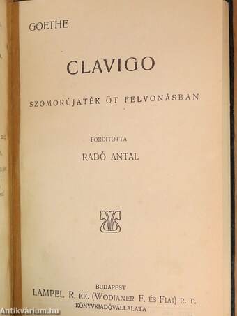 Hermann és Dorottya/Clavigo