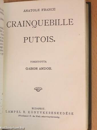 A kyméi énekes/Crainquebille, Putois/Gallio