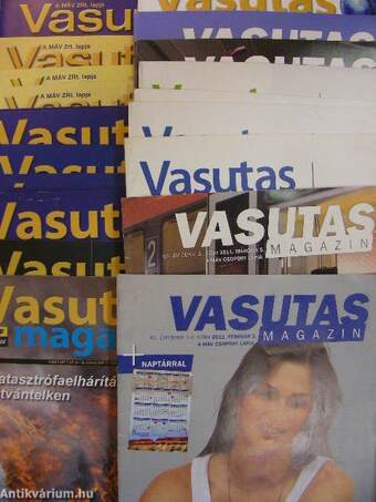 Vasutas Magazin 2006-2011. (vegyes számok) (21 db)