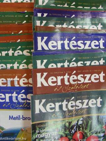 Kertészet és Szőlészet 2007. (nem teljes évfolyam)