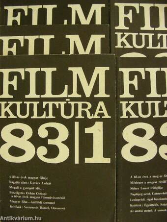 Filmkultúra 1983. (nem teljes évfolyam)