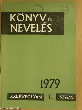 Könyv és Nevelés 1979/1-6.