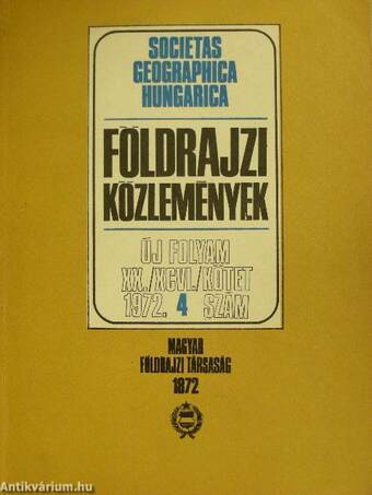 Földrajzi Közlemények 1972/4.