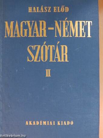 Magyar-német szótár II. (töredék)