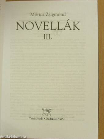 Novellák III.