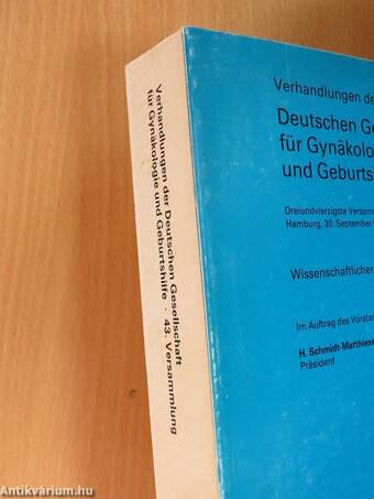 Deutschen Gesellschaft für Gynäkologie und Geburtshilfe/Dreiundvierzigste Versammlung Hamburg, 30. September bis 3. Oktober 1980