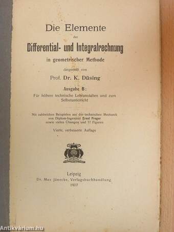 Die Elemente der Differential- und Integralrechnung - Ausgabe B