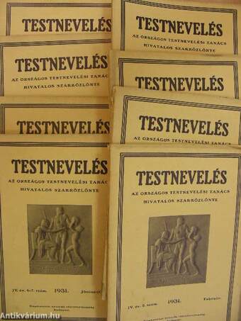 Testnevelés 1931. február-november (nem teljes évfolyam)