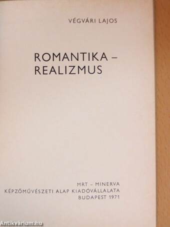 Romantika-Realizmus