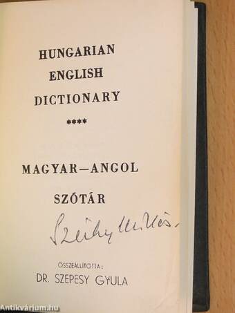 Magyar-angol szótár