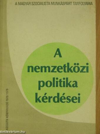 A nemzetközi politika kérdései 1978-1979