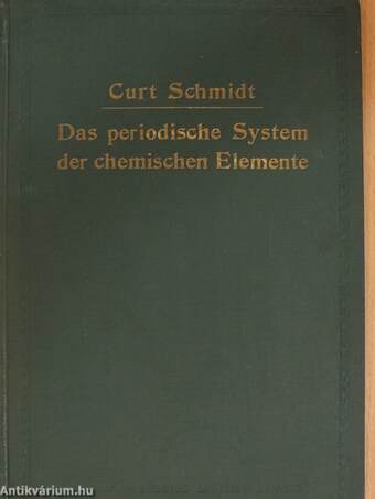 Das periodische System der chemischen Elemente