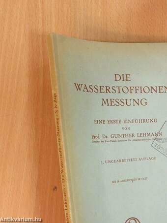 Die Wasserstoffionen-messung