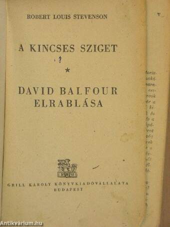 A kincses sziget/David Balfour elrablása