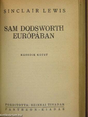 Sam Dodsworth Európában I-II.