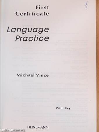 First Certificate Language Practice