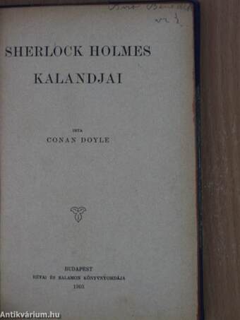 Sherlock Holmes kalandjai