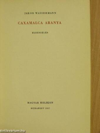 Caxamalca aranya