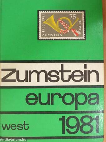 Briefmarken-Katalog Zumstein - West Europa 1981