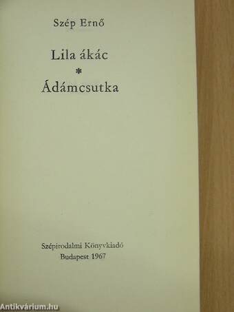 Lila ákác/Ádámcsutka