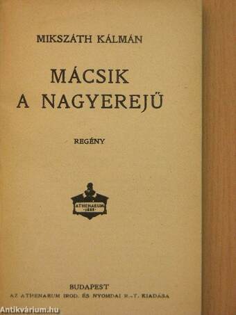 Mácsik, a nagyerejű