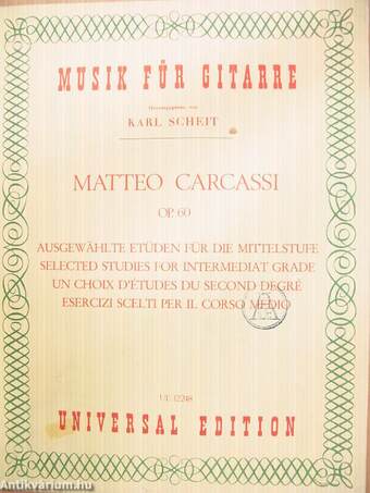 Matteo Carcassi Op. 60