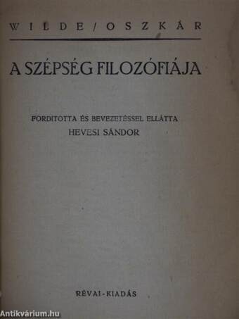 A szépség filozófiája