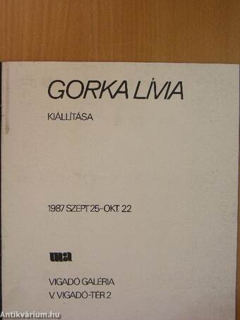 Gorka Lívia kiállítása