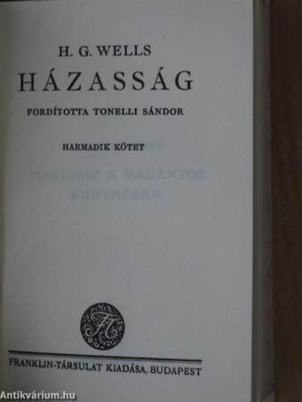 Házasság I-III.