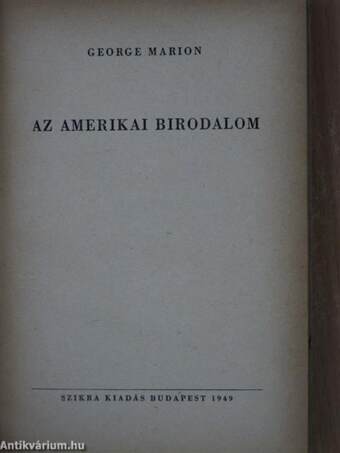 Az amerikai birodalom