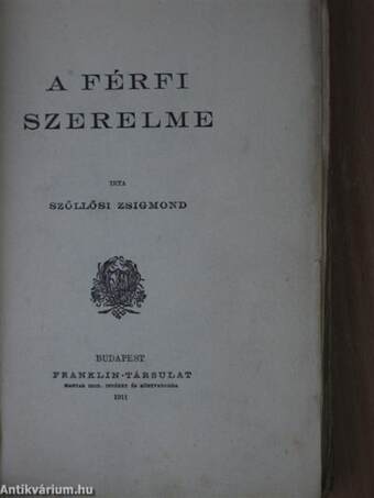 A férfi szerelme