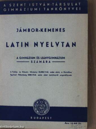 Latin nyelvtan