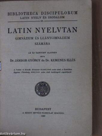 Latin nyelvtan