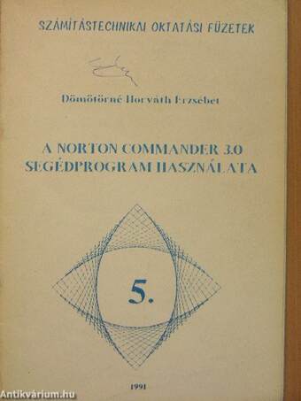 A Norton Commander 3.0 segédprogram használata